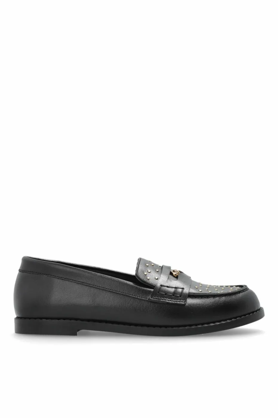 Versace Kids CZARNY Skórzane buty typu `loafers`