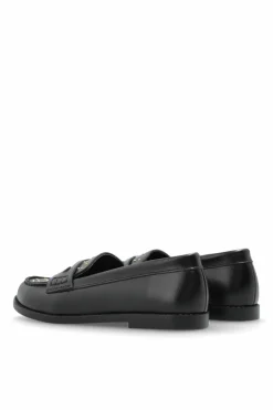 Versace Kids CZARNY Skórzane buty typu `loafers`