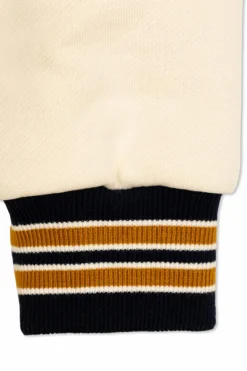 Versace Kids GRANATOWY Bawełniana kurtka z wyszytym logo