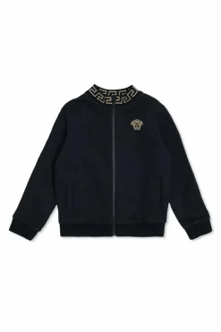 Versace Kids GRANATOWY Bluza z logo