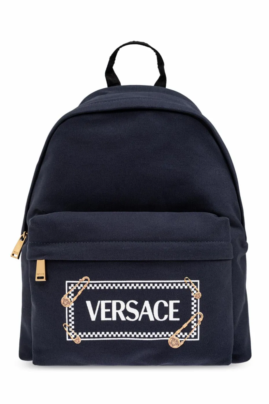 Versace Kids GRANATOWY Plecak z logo