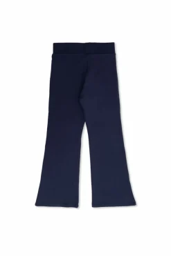 Versace Kids GRANATOWY Spodnie z logo