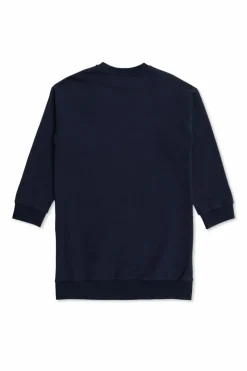 Versace Kids GRANATOWY Sukienka z logo