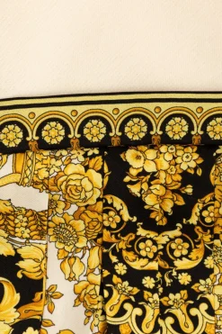 Versace Kids MULTIKOLOR Sukienka z plisowanym dołem