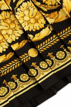 Versace Kids MULTIKOLOR Sukienka z plisowanym dołem
