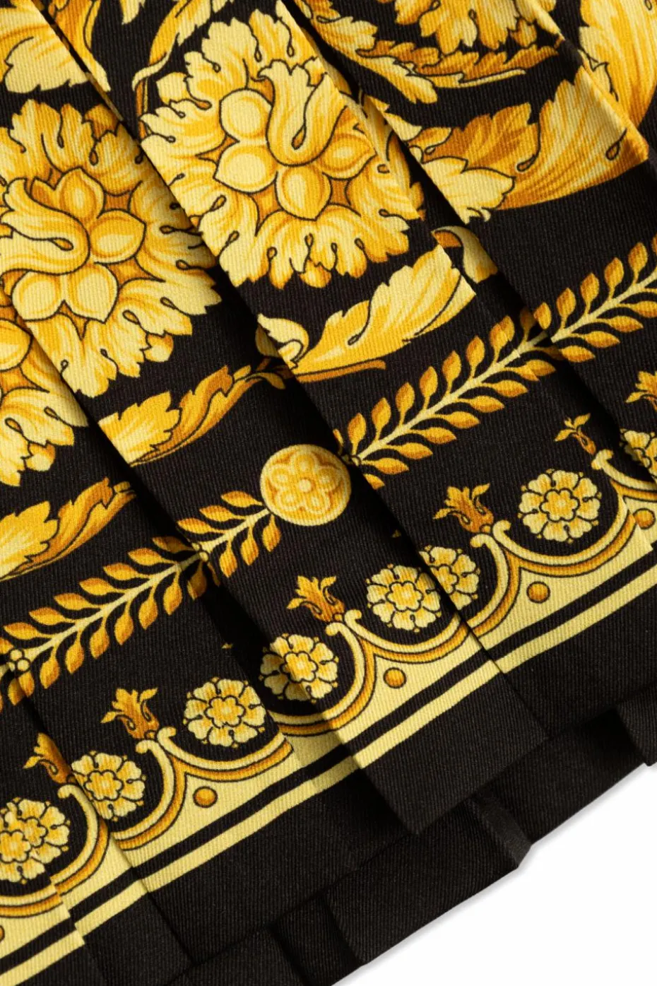 Versace Kids MULTIKOLOR Sukienka z plisowanym dołem