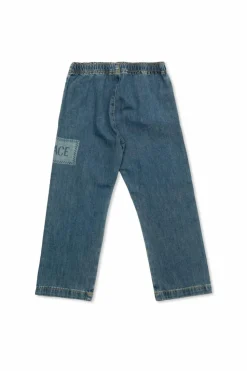 Versace Kids NIEBIESKI Jeansy z logo
