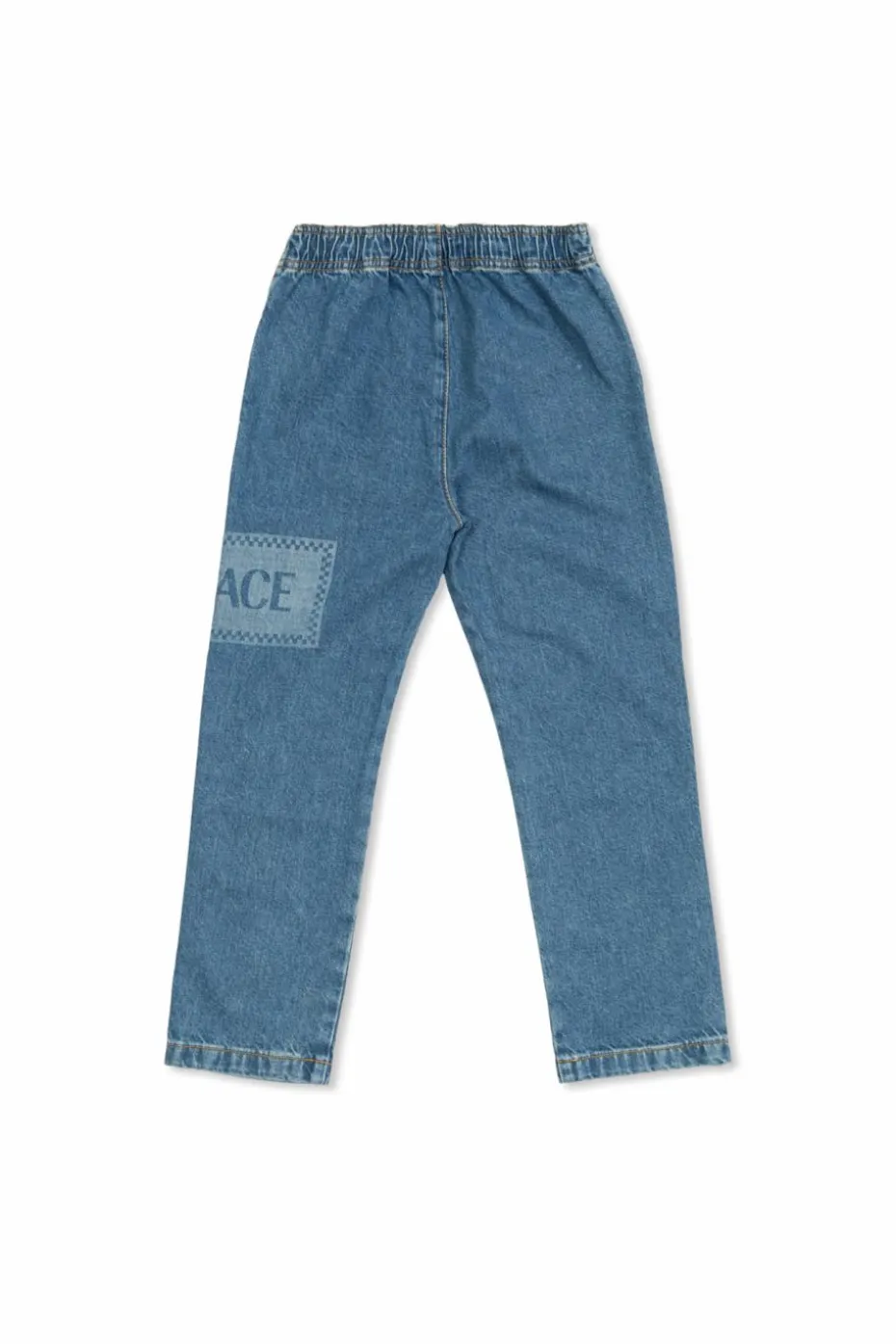 Versace Kids NIEBIESKI Jeansy z logo