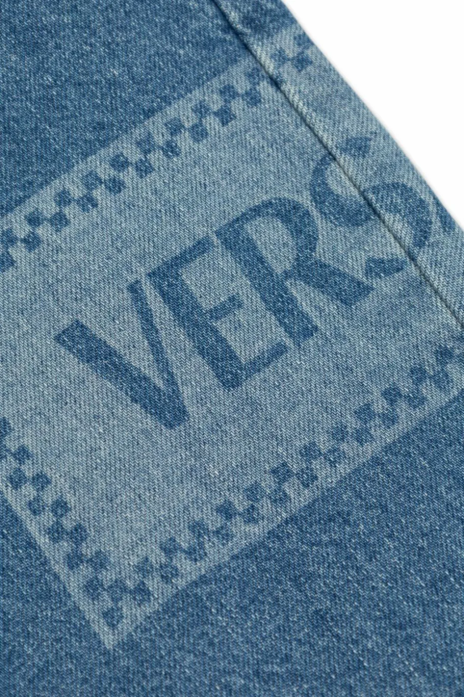 Versace Kids NIEBIESKI Jeansy z logo