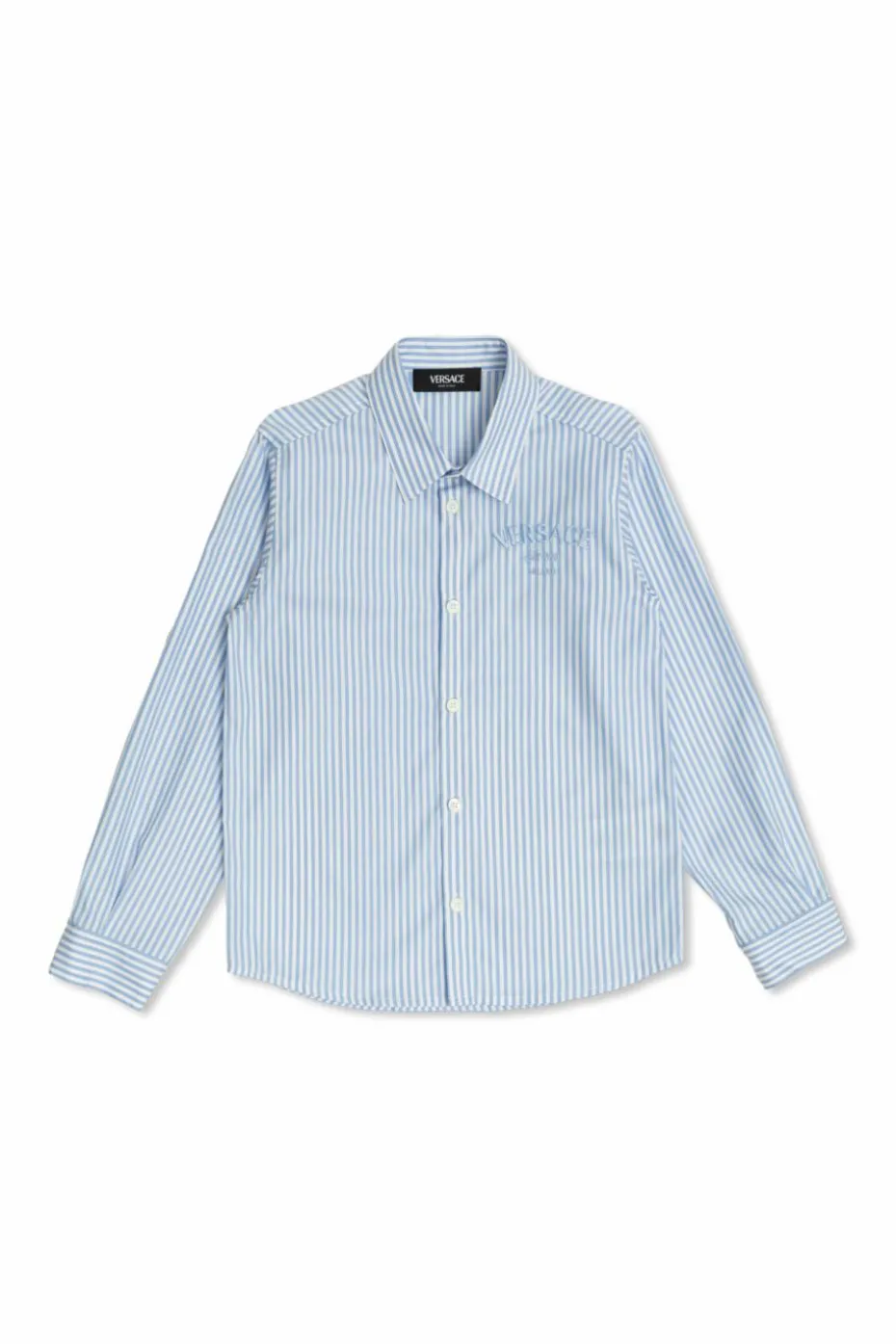 Versace Kids NIEBIESKI Koszula z wyszytym logo