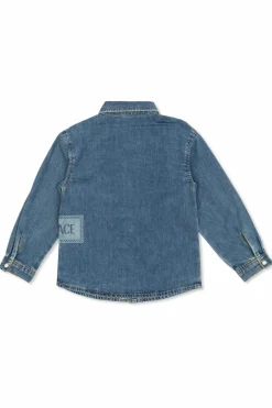 Versace Kids NIEBIESKI Koszula jeansowa