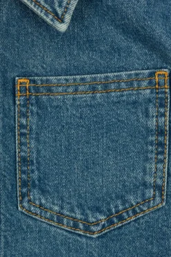 Versace Kids NIEBIESKI Koszula jeansowa