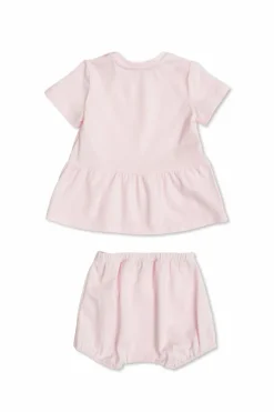 Versace Kids RÓŻOWY Sukienka z logo