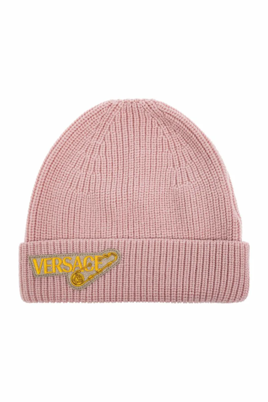 Versace Kids RÓŻOWY Wełniana czapka