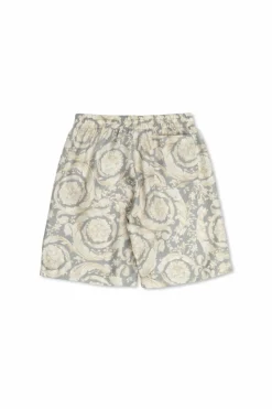 Versace Kids SZARY Jedwabne szorty
