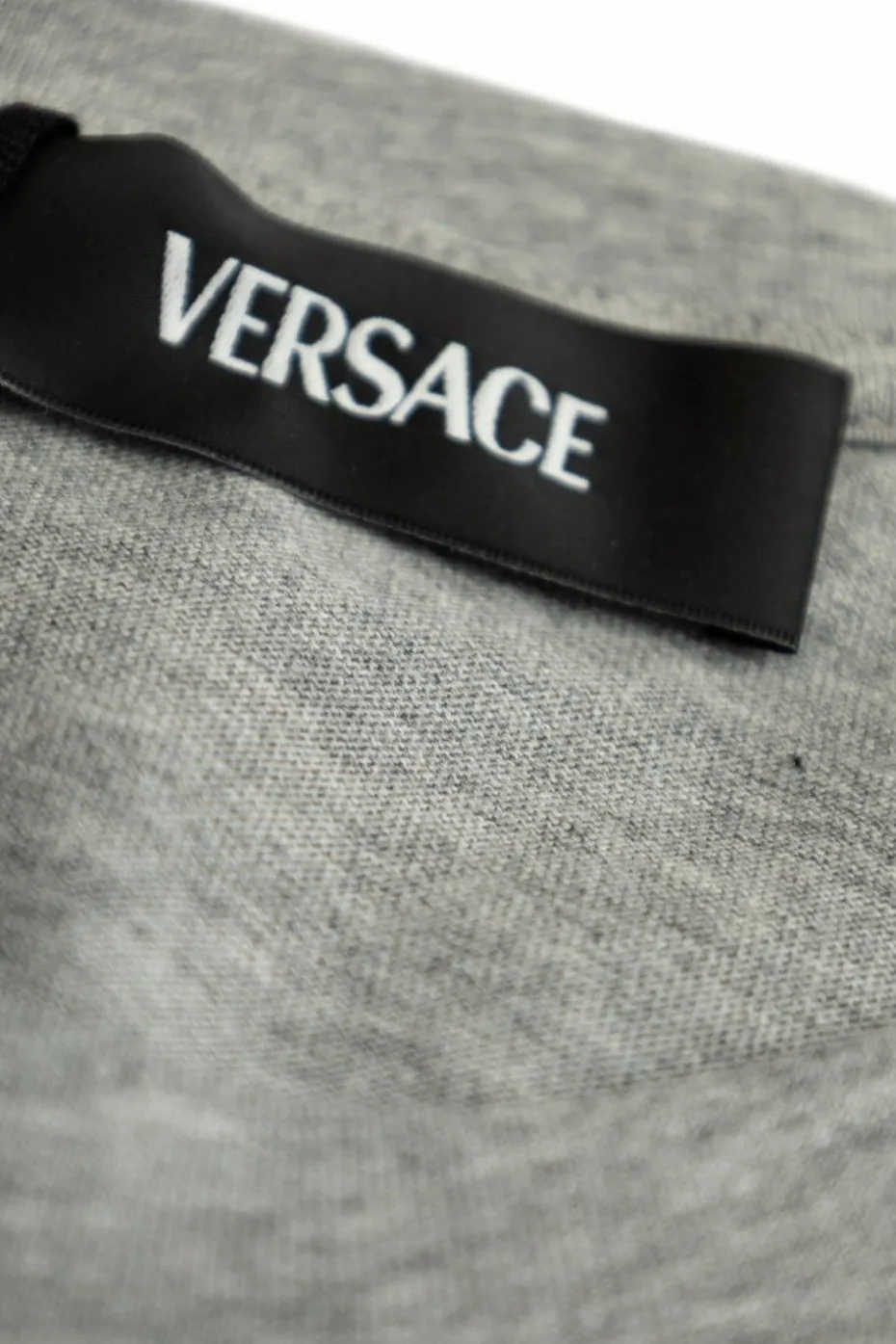Versace Kids SZARY T-shirt z logo
