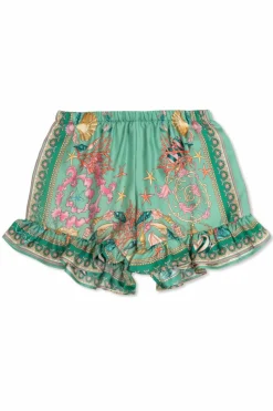 Versace Kids ZIELONY Szorty ze wzorem
