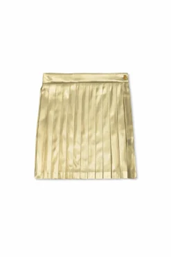 Versace Kids ZŁOTY Plisowana spódnica