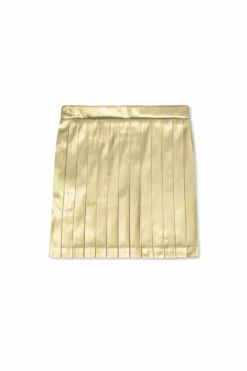 Versace Kids ZŁOTY Plisowana spódnica