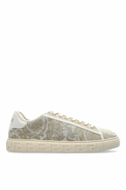 Versace kremowy Buty sportowe