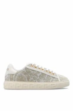 Versace kremowy Buty sportowe