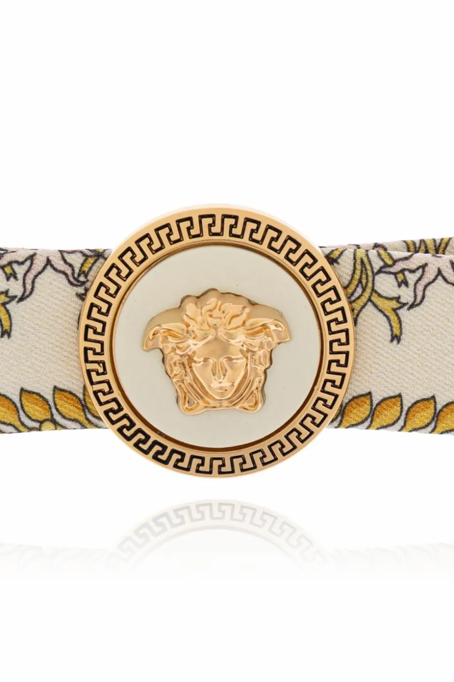 Versace kremowy Spinka do włosów