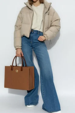 Versace kremowy Wełniany sweter