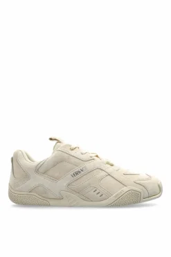 Versace kremowy Zamszowe buty sportowe