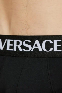 Versace MULTIKOLOR Dwupak bawełnianych slipów z logo