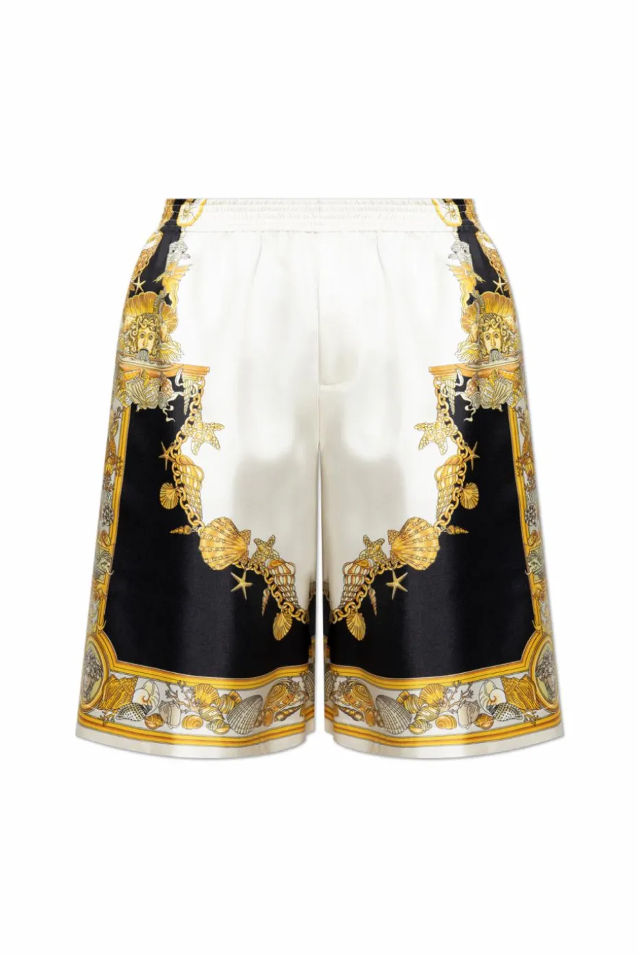 Versace MULTIKOLOR Jedwabne szorty