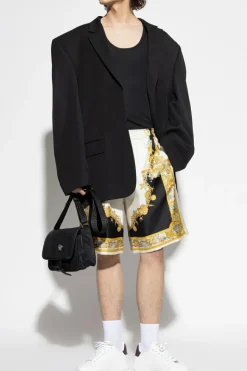Versace MULTIKOLOR Jedwabne szorty
