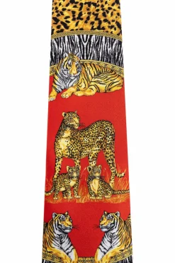 Versace MULTIKOLOR Jedwabny krawat