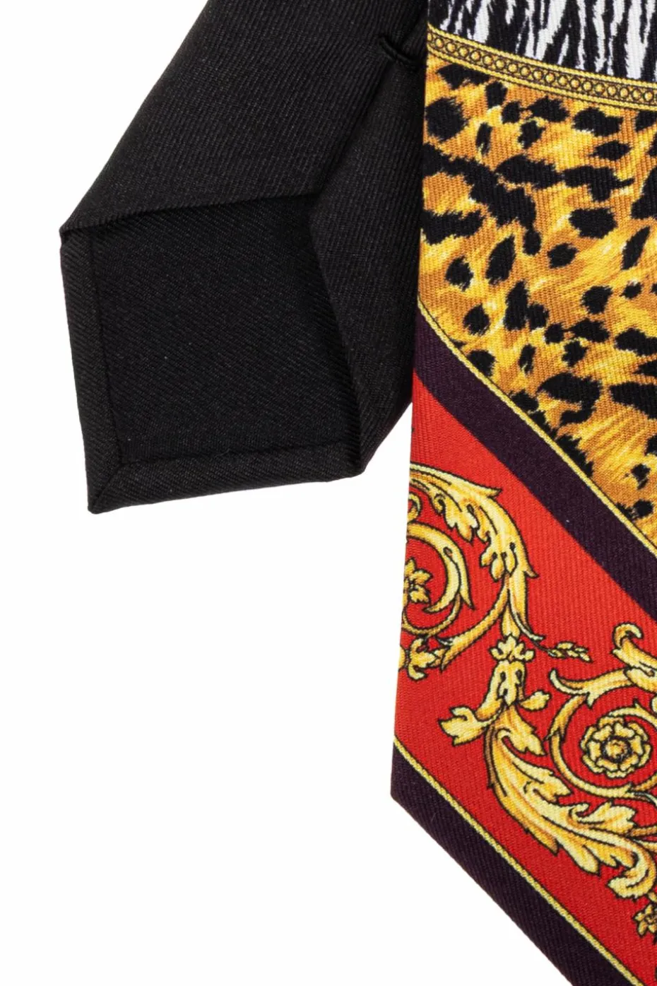Versace MULTIKOLOR Jedwabny krawat