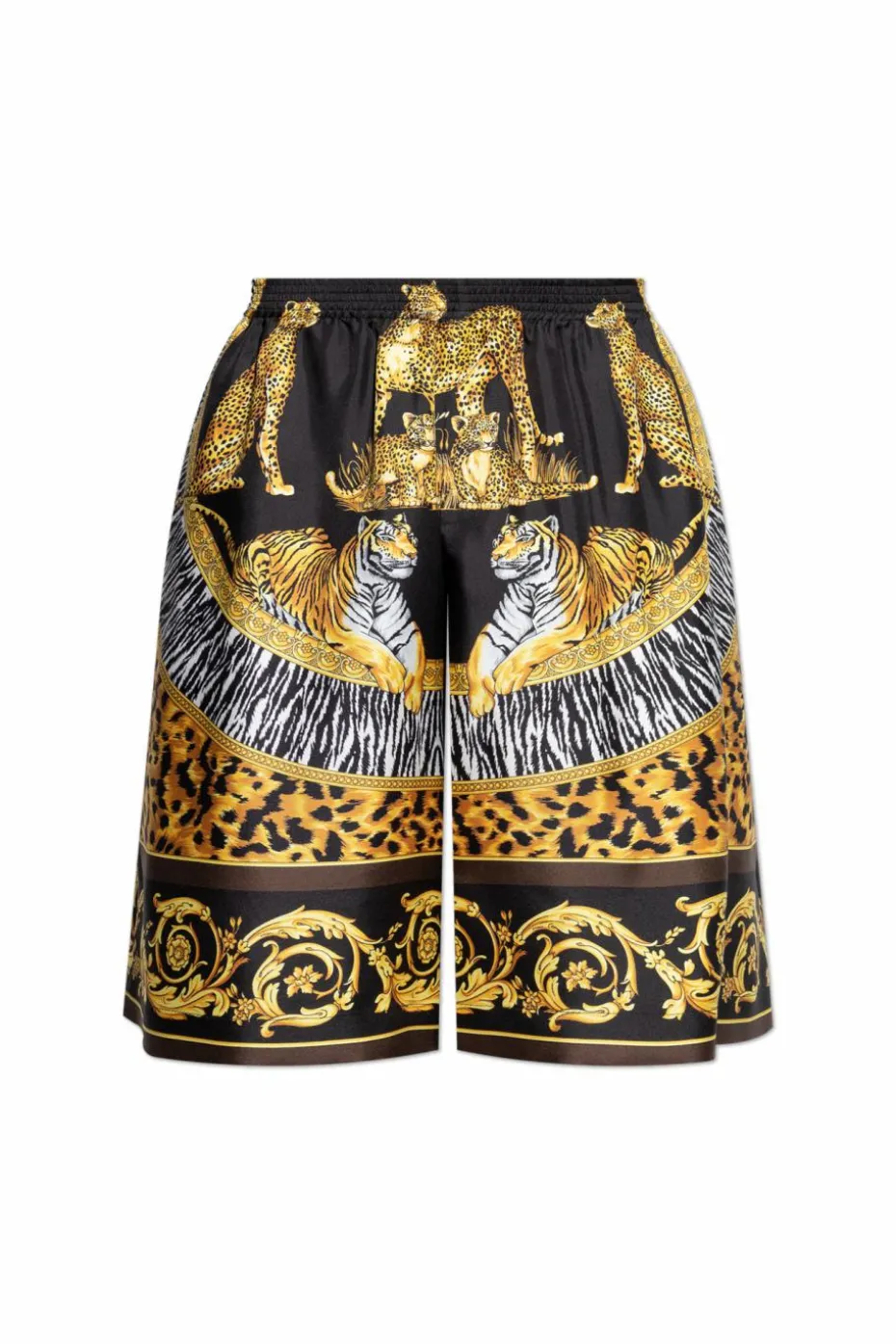 Versace MULTIKOLOR Jedwabne szorty