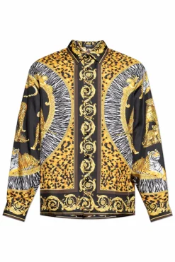 Versace MULTIKOLOR Jedwabna koszula