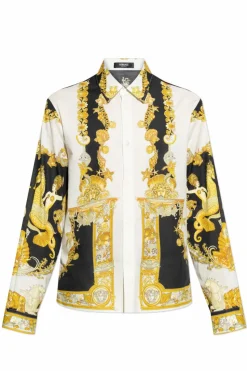 Versace MULTIKOLOR Koszula z nadrukiem `Coral Theatre`