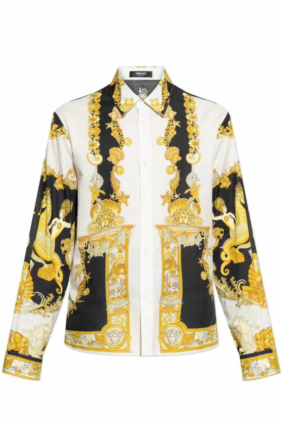 Versace MULTIKOLOR Koszula z nadrukiem `Coral Theatre`