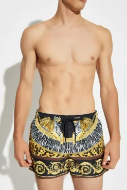 Versace MULTIKOLOR Szorty kąpielowe z nadrukiem