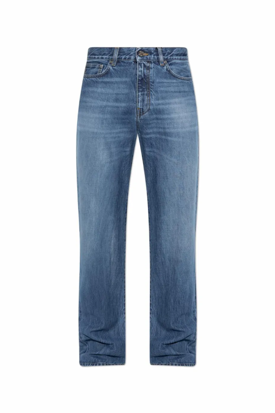Versace NIEBIESKI Jeansy o prostym kroju