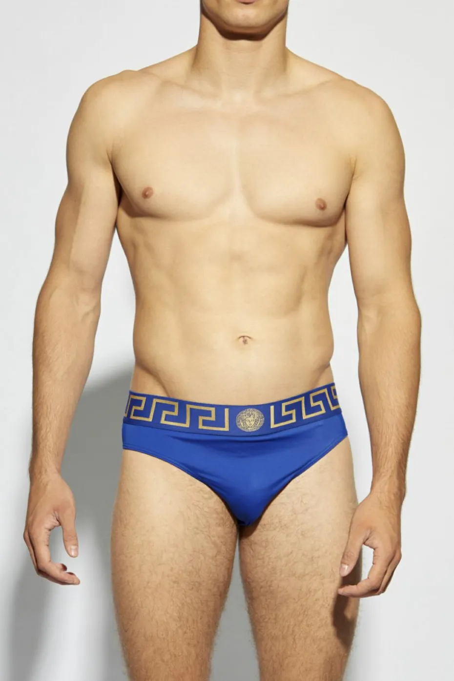Versace NIEBIESKI Slipy kąpielowe