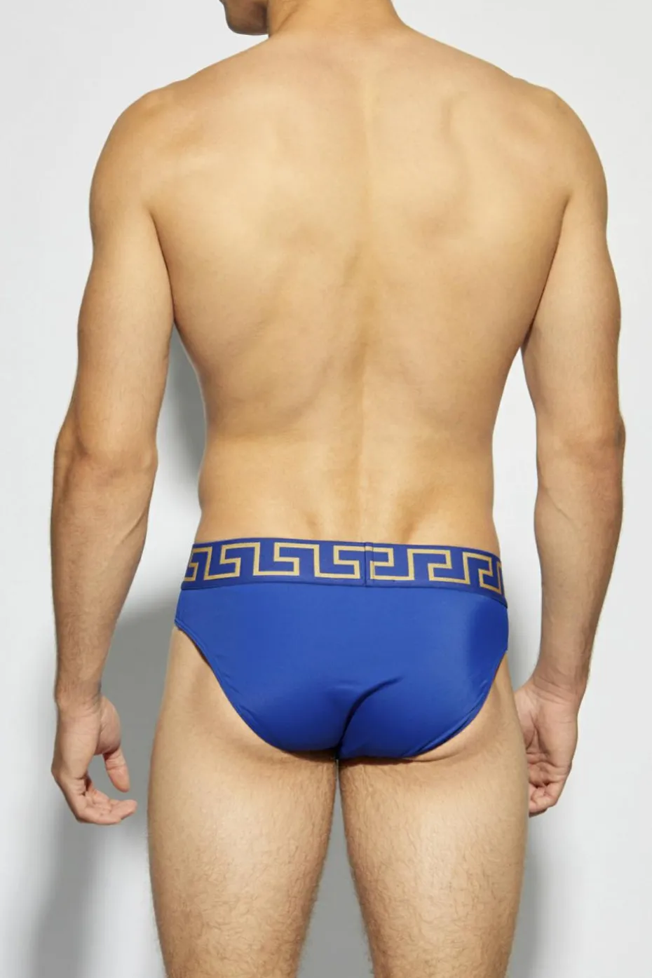 Versace NIEBIESKI Slipy kąpielowe