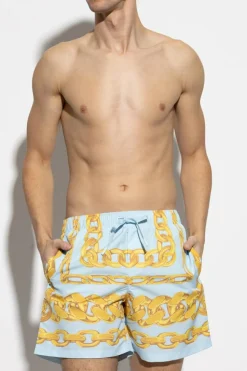 Versace NIEBIESKI Szorty kąpielowe