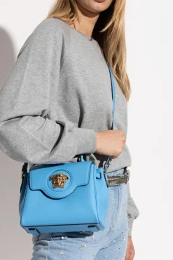 Versace NIEBIESKI Torba do ręki `La Medusa Small`