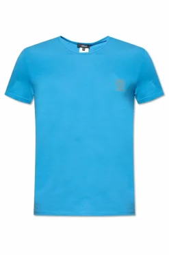 Versace NIEBIESKI T-shirt bieliźniany