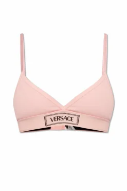 Versace RÓŻOWY Bawełniany biustonosz