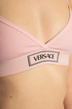 Versace RÓŻOWY Bawełniany biustonosz