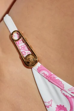 Versace RÓŻOWY Dół od kostiumu kąpielowego