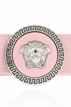 Versace RÓŻOWY Satynowa spinka do włosów