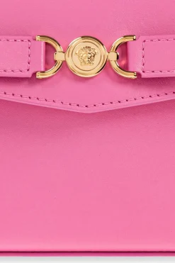 Versace RÓŻOWY Skórzana torba do ręki