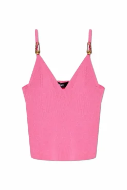 Versace RÓŻOWY Top na ramiączkach